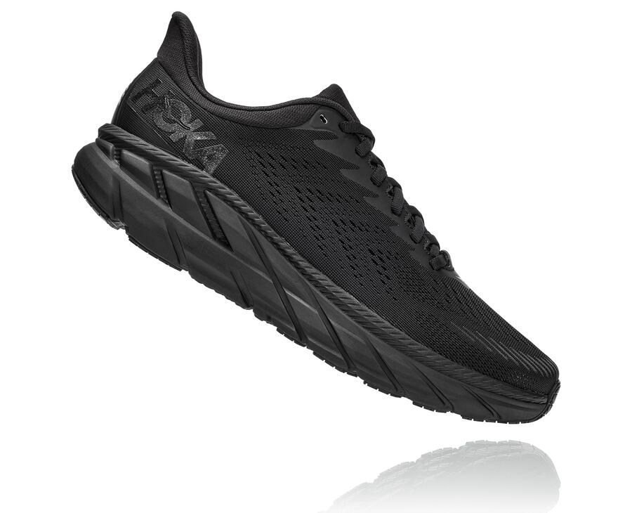 Chaussure Running Hoka One One Clifton 7 Homme - Noir - GPH-503918